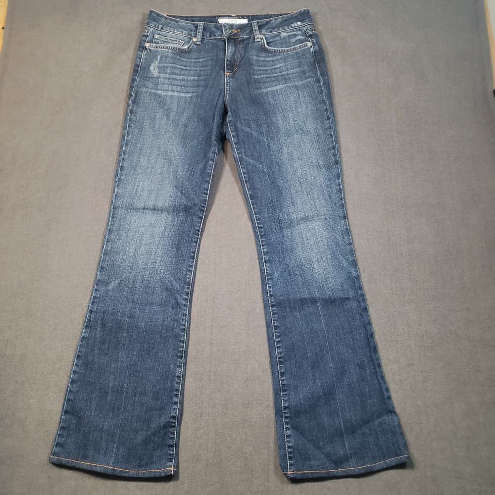 Joe's Jeans Muse Flare Jeans Womens 29‎ Blue Jolie Wash Distressed Stretch